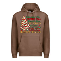 Chestnut sketchy stuff for some christmas tree cakes Premium Hoodie - MaliasSmallBusiness