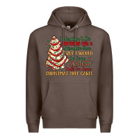 Coffee sketchy stuff for some christmas tree cakes Premium Hoodie - MaliasSmallBusiness