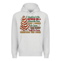Dove Grey sketchy stuff for some christmas tree cakes Premium Hoodie - MaliasSmallBusiness