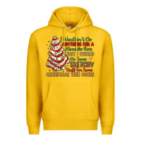 Lemon sketchy stuff for some christmas tree cakes Premium Hoodie - MaliasSmallBusiness
