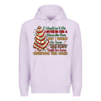 Lilac sketchy stuff for some christmas tree cakes Premium Hoodie - MaliasSmallBusiness