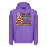 Purple sketchy stuff for some christmas tree cakes Premium Hoodie - MaliasSmallBusiness