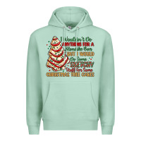 Seafoam sketchy stuff for some christmas tree cakes Premium Hoodie - MaliasSmallBusiness