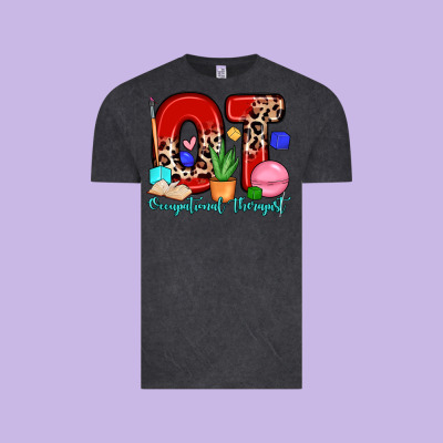 Ot Occupational Therapist Vintage Tee Designed By Zillion Design Studio