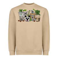 Mushroom koala coffee cups Heavyweight Sweatshirt - texasbilliewilder