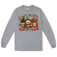 Heather Grey but first coffee Long Sleeve Tee - FaDigitalArtStudio