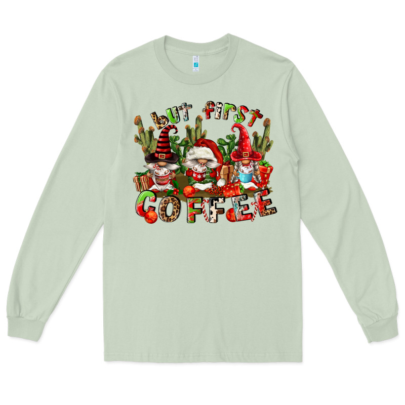 But First Coffee Long Sleeve Tee by FaDigitalArtStudio | Teevron