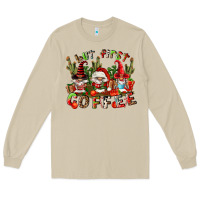 Mushroom but first coffee Long Sleeve Tee - FaDigitalArtStudio