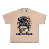 Burro americanmom messy bun Urban Heavy Tee - BarkalooDesign