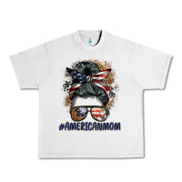 Lunar Rock americanmom messy bun Urban Heavy Tee - BarkalooDesign