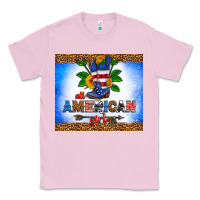 Bubblegum Pink all American girl Classic Tee - HRA Design Shop