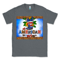 Charcoal Heather all American girl Classic Tee - HRA Design Shop