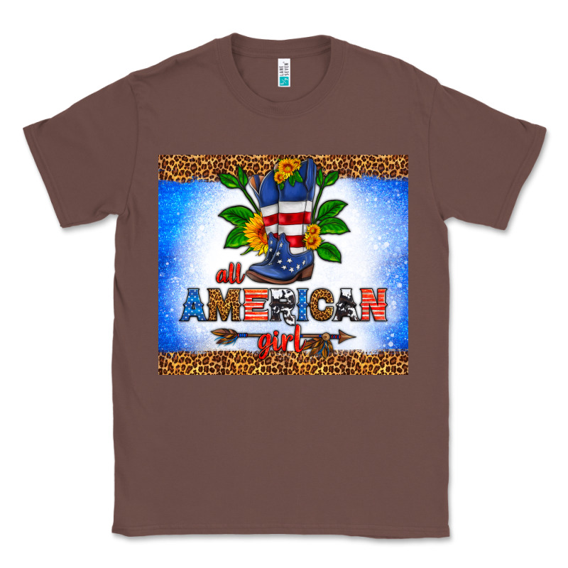 All American Girl Classic Tee by HRA Design Shop | Teevron