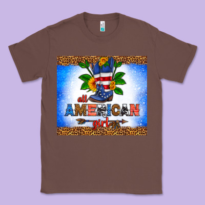 All American Girl Classic Tee Designed By Hra Design Shop