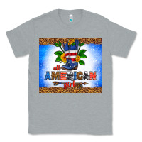 Heather Grey all American girl Classic Tee - HRA Design Shop