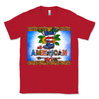 Red all American girl Classic Tee - HRA Design Shop