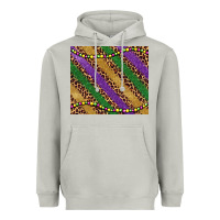 Moon Dust mardi gras leopard glitter bead Heavyweight Hoodie - BarkalooDesign