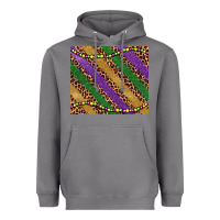 Storm mardi gras leopard glitter bead Heavyweight Hoodie - BarkalooDesign