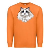 Carrot Ragdoll Face Cat Premium Sweatshirt - LillyAllenDesigns