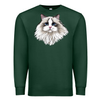 Ragdoll Face Cat Premium Sweatshirt | Teevron
