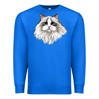 True Royal Ragdoll Face Cat Premium Sweatshirt - LillyAllenDesigns