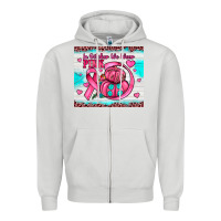 Dove Grey in october we wear pink Zipper Hoodie - JahusDesignShop