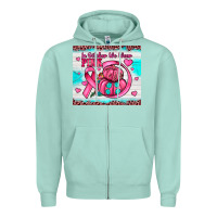 In October We Wear Pink Zipper Hoodie | Teevron