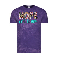 Cloud Purple nope not today Vintage Tee - Zillion Design Studio