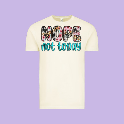 Nope Not Today Vintage Tee Designed By Zillion Design Studio