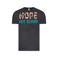 Vintage Black nope not today Vintage Tee - Zillion Design Studio