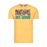 Vintage Mustard nope not today Vintage Tee - Zillion Design Studio
