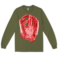 Army Green Catchers Mitt Fa Element Long Sleeve Tee - FaDigitalArtStudio