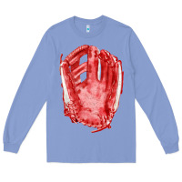 Colony Blue Catchers Mitt Fa Element Long Sleeve Tee - FaDigitalArtStudio