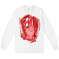 White Catchers Mitt Fa Element Long Sleeve Tee - FaDigitalArtStudio