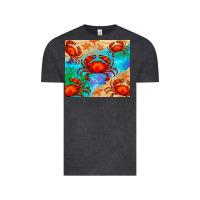 Vintage Black crab Vintage Tee - BarkalooDesign
