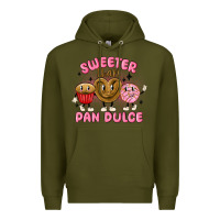 Army Green sweeter than pan dulce Premium Hoodie - MaliasSmallBusiness