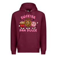 Burgundy sweeter than pan dulce Premium Hoodie - MaliasSmallBusiness