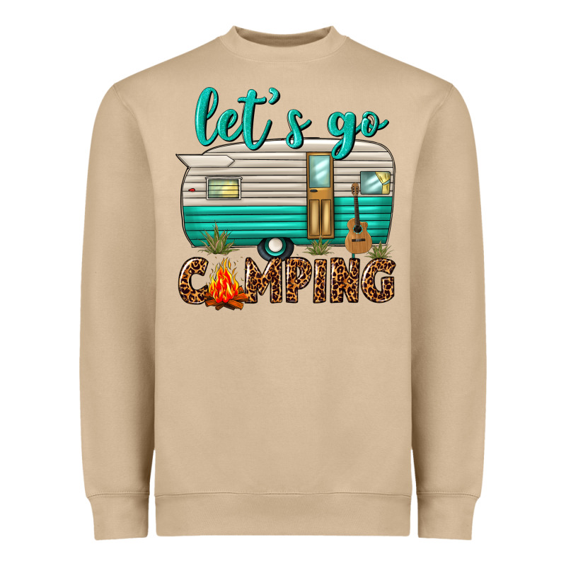 Lets Go Camping Heavyweight Sweatshirt by texasbilliewilder | Teevron
