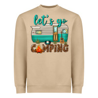 Mushroom lets go camping Heavyweight Sweatshirt - texasbilliewilder