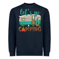 Navy lets go camping Heavyweight Sweatshirt - texasbilliewilder