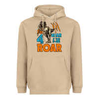 Mushroom i'm four hear me roar dinosaur birthday Heavyweight Hoodie - LillyAllenDesigns