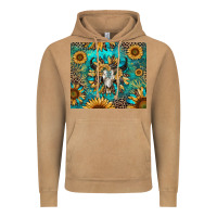 Vintage Camel bull skull sunflowers Vintage Hoodie - RanaPortraitStore