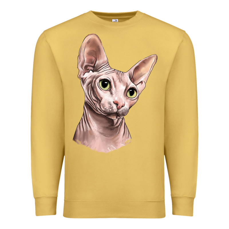 Sphynx Cat Premium Sweatshirt by LillyAllenDesigns | Teevron