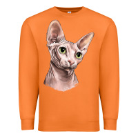 Carrot Sphynx Cat Premium Sweatshirt - LillyAllenDesigns