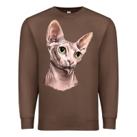Chestnut Sphynx Cat Premium Sweatshirt - LillyAllenDesigns