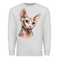 Dove Grey Sphynx Cat Premium Sweatshirt - LillyAllenDesigns