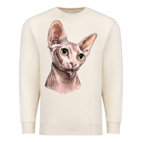 Sandshell Sphynx Cat Premium Sweatshirt - LillyAllenDesigns