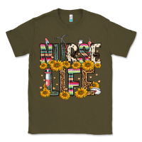 Army Green nurse life Classic Tee - FaDigitalArtStudio