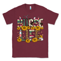 Burgundy nurse life Classic Tee - FaDigitalArtStudio