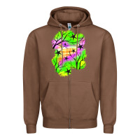 Chestnut star halloween patch Zipper Hoodie - BundleAndBundleShop